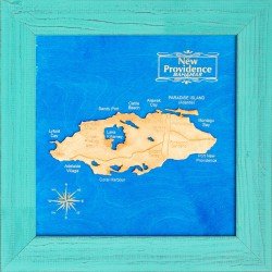 Engraved Map of New Providence Island