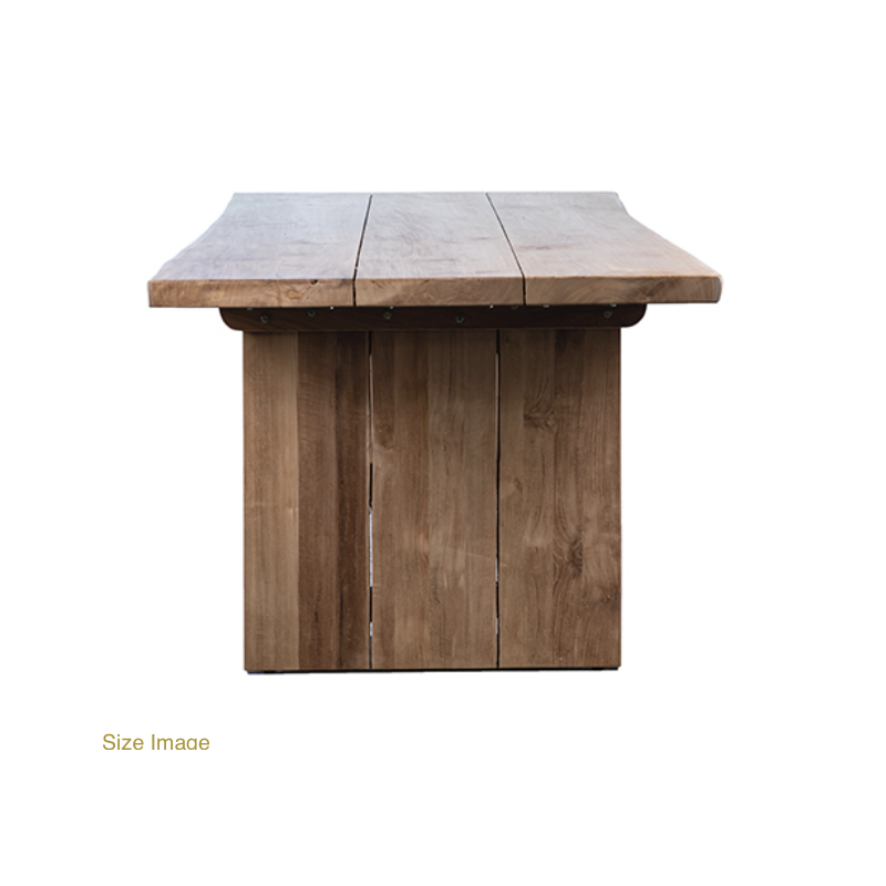 Ayala Teak Live Edge Dining Table 1322