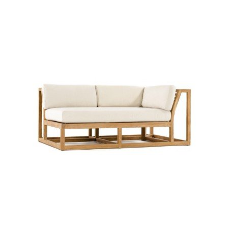 Maya Teak Left Side Sectional - Sectional Component