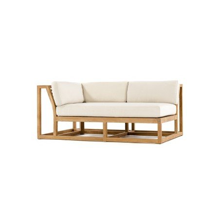 Maya Teak Right Side Sectional - Sectional Component