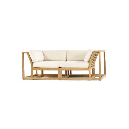 Maya Teak Deep Seating Love Seat