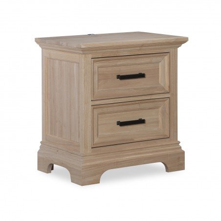 Summitt 2 Drawer Nightstand w/USB