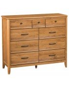 Solid Wood Bedroom - Dressers: Dresser Drawers | Bureau | Clothes Dresser