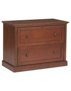 Solid Wood File Cabinets:  Legal | Letter | Lateral | Credenza